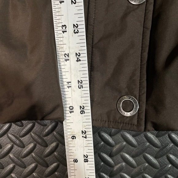 Eddie Bauer Brown Goose Down 700 Fill Power Winter Full Button Zip Coat XL - Picture 6 of 8